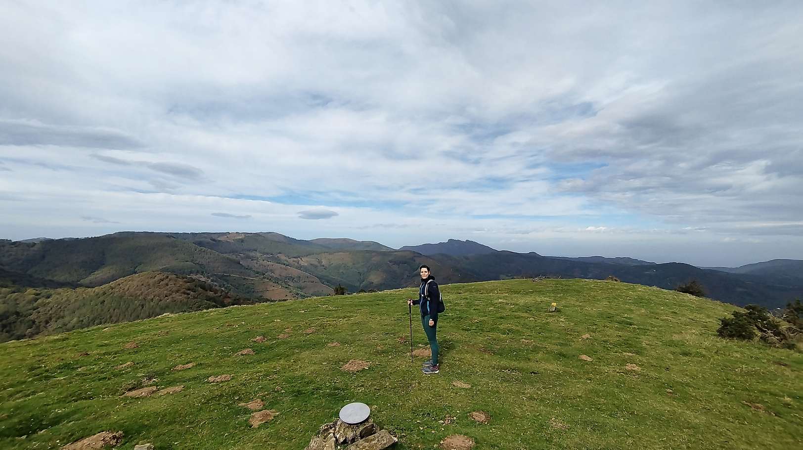 Ruta desde Igantzi, subida a la cima del Unanue