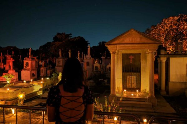 Celebrando el Día de muertos en Mérida (México)